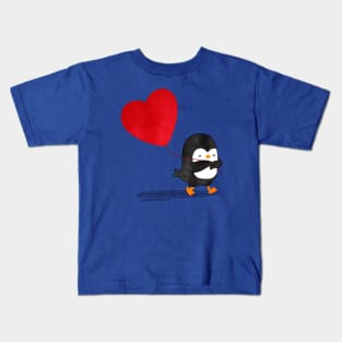 Penguin in Love 5 Kids T-Shirt